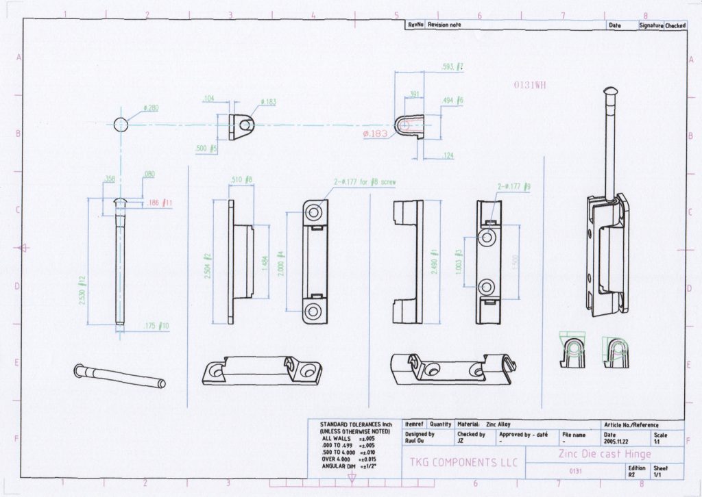 0131 Hopper Hinge 0703 – TKG Components